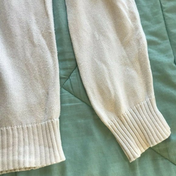 Guess Jens - Long Sleeve white Pullover Sweater shirt with zipper - Men - Medium - Picture 4 of 6